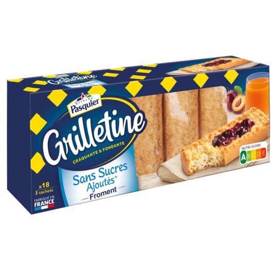 Pasquier Grilletine without sugars added Wheat, 242g
