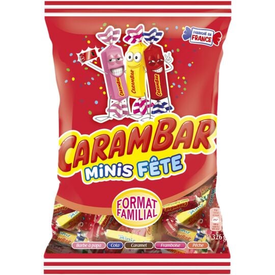 Carambar Minis Party Family Format, 326g