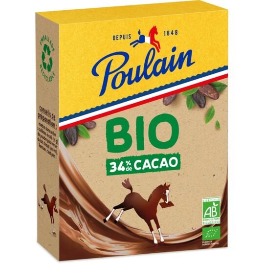 Poulain Organic 34% Cacao, 350g
