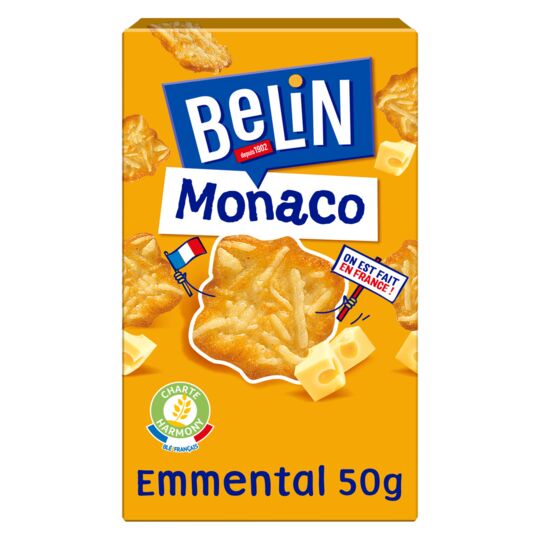 Belin Monaco Emmental Chesse Flavor , 50g - myPanier