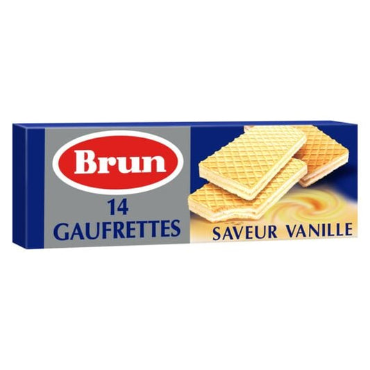 BRUN 14 Wafers Vanilla Flavor, 146g