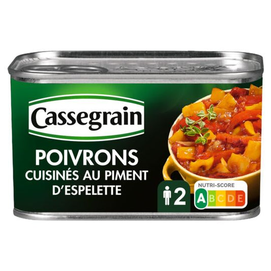 Cassegrain Peppers With Espelette Pepper, 385g