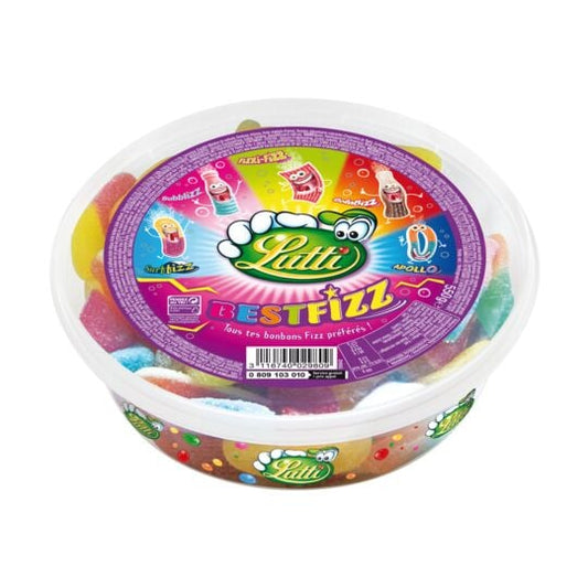 Lutti Bestfizz Tube Candies, 550g