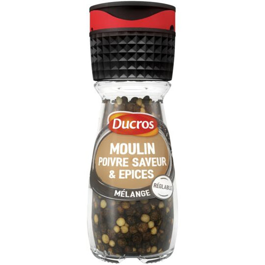 Ducros Mill Pepper Flavor And Spices, 30g