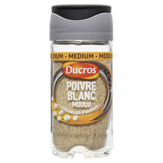 Ducros White Pepper, 36g
