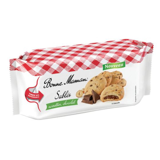 Bonne Maman Hazelnuts Chocolate Shortbread, 150g