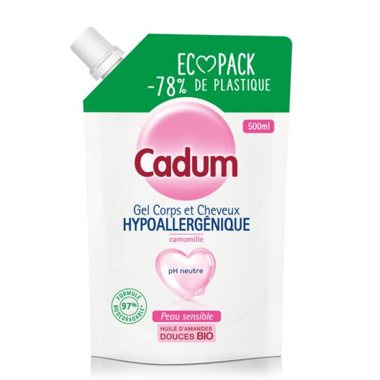 Cadum Shower Gel - Refill Hypoallergenic 500ml