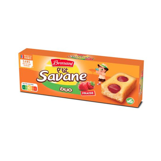 BROSSARD P'tit Savane Duo Strawberry, 150g