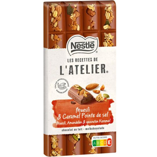 Nestle L'atelier Muesli, Caramel Point Of Salt Milk, 170g