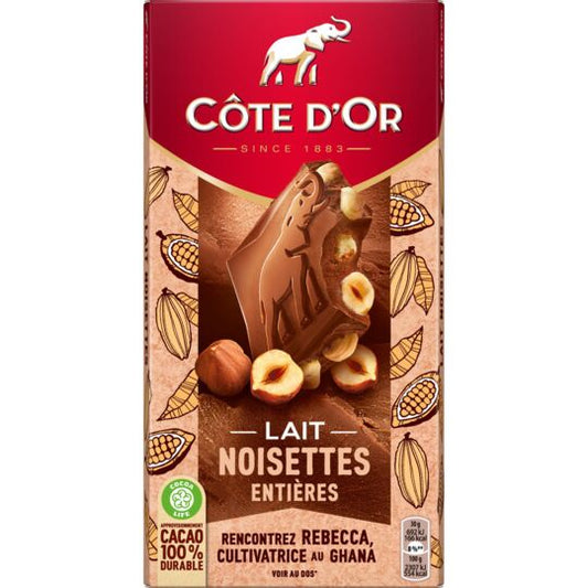 Cote d'Or Whole Hazelnuts Milk, 180g