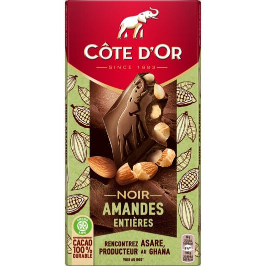 Cote d'Or Almonds Dark, 180g