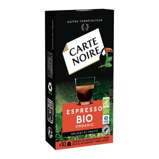 Carte Noire Espresso Organic 10 Capsules, 53g