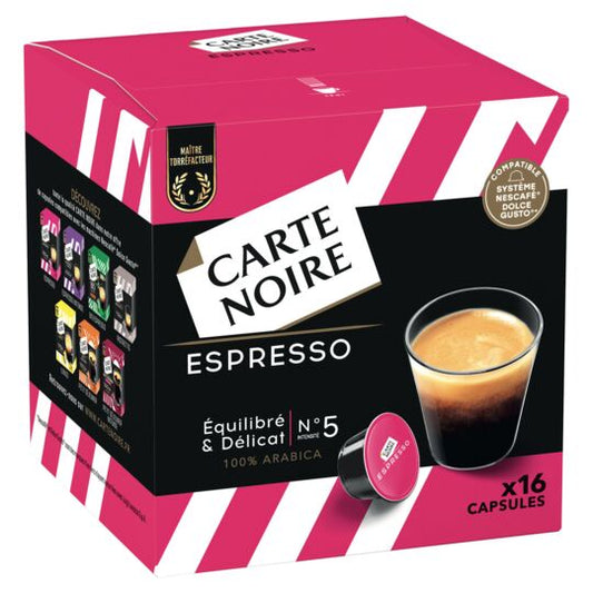 Carte Noire Espresso #5 x16 Capsules , 128g