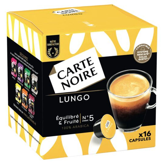 Carte Noire Lungo #5 x16 Capsules, 128g