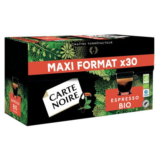 Carte Noir Organic Espresso 30 Capsules, 159g
