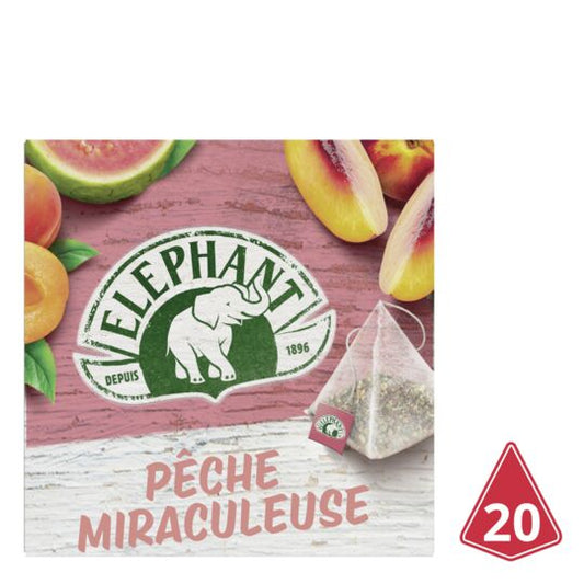 Elephant Infusion Peach Apricot Guava, 20 Sachets, 36g
