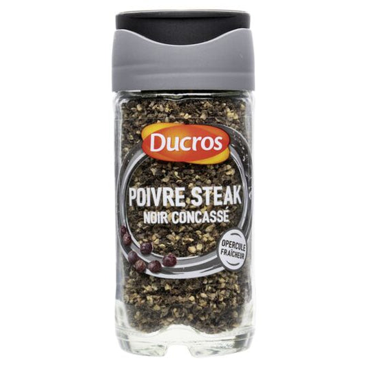 Ducros Steak Crushed Black Pepper, 38g
