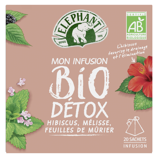 Elephant Infusion Organic Detox, 20 Sachets, 34g